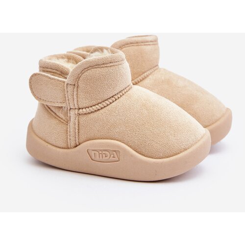 Kesi Beige children&amp;#039;s snow boots lined with fur, Benigna Slike