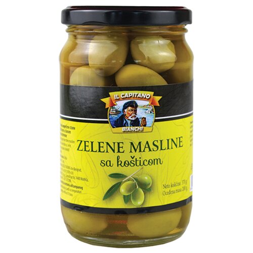 Il Capitano Zelene masline sa košticom, 370g Cene