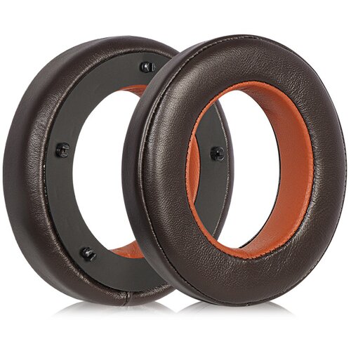 INF Ušesne blazinice iz jagnječje kože za slušalke Focal Utopia s sponkami Brown + Orange, (21644601) Cene