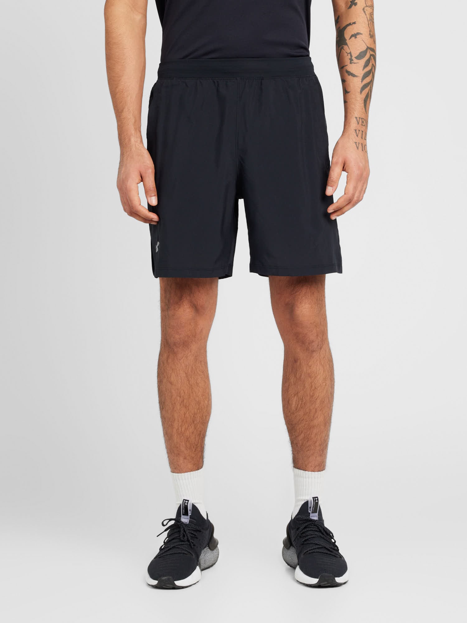 Under Armour &amp;Scaron;portne hlače &amp;#039;Launch 7&amp;#039; siva / črna Slike