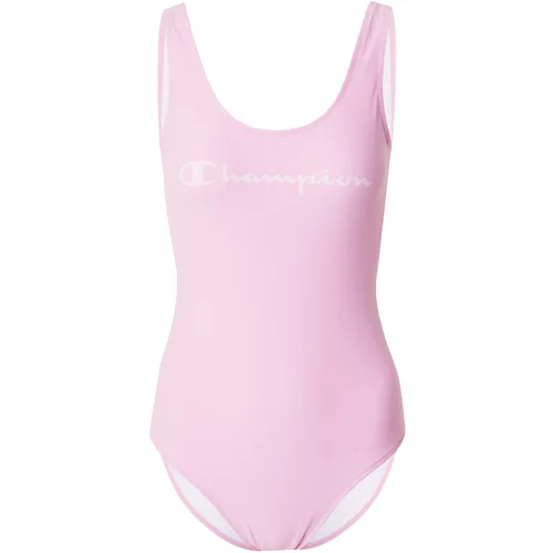 Champion Authentic Athletic Apparel Jednodijelni kupaći kostim roza / bijela