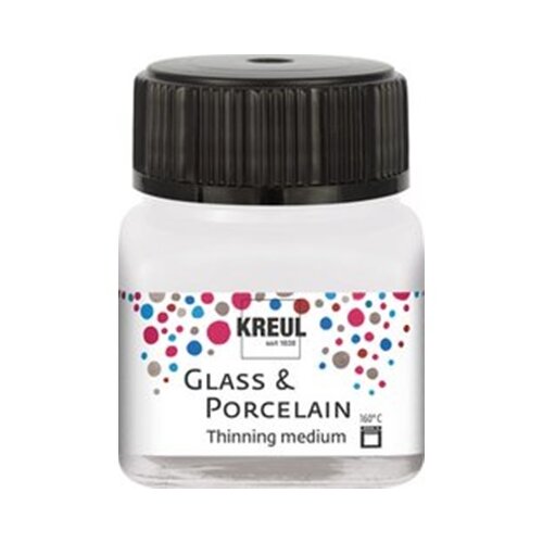  Medij KREUL za redčenje barv za steklo in porcelan 20 ml RABLJENO Slike