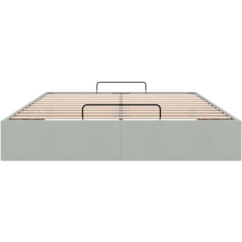 VidaXL Otomanski okvir kreveta bez madraca 140x200 cm bar&amp;scaron;unasti Slike