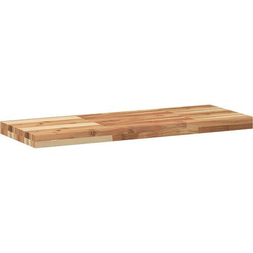  Plutajuće police 3kom s uljnim premazom 100x30x4cm drvo bagrema Slike