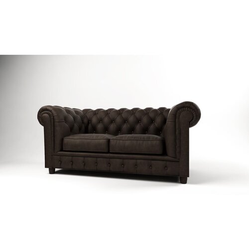 Ropez Temno rjava žametna sedežna garnitura 178 cm Cambridge – Ropez Cene