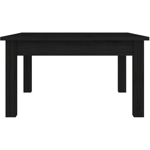  Stolić za kavu crni 55x55x30 cm od masivne borovine Slike