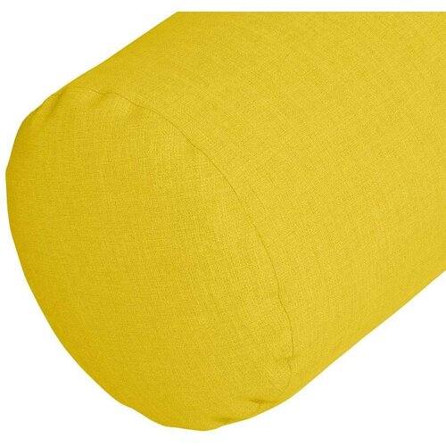 VidaXL valjkasti jastučići 2 pcs svijetlo žuta &amp;Oslash; 15 x 40 cm tkanina Slike
