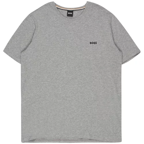 BOSS Orange Majica 'Mix&Match T-Shirt R' pegasto siva / črna