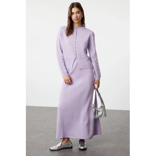 Trendyol Modest Ženski komplet Tctaw25Us00014, Ljubičasti Cene