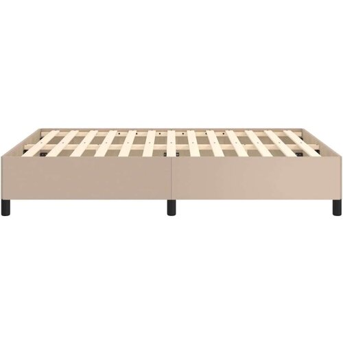 VidaXL okvir za krevet boja cappuccina 140x190 cm od umjetne kože Slike