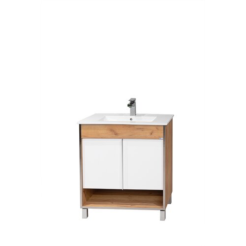 Ceramica lux Komoda za kupatilo Tara Hrast 60, Plazma Cene