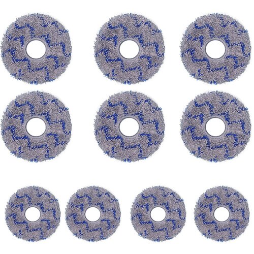 INF Komplet 10 zamenljivih krp za mop za Ecovacs in Dreame - visoko trenje Grey+Blue, (5000291259) Cene
