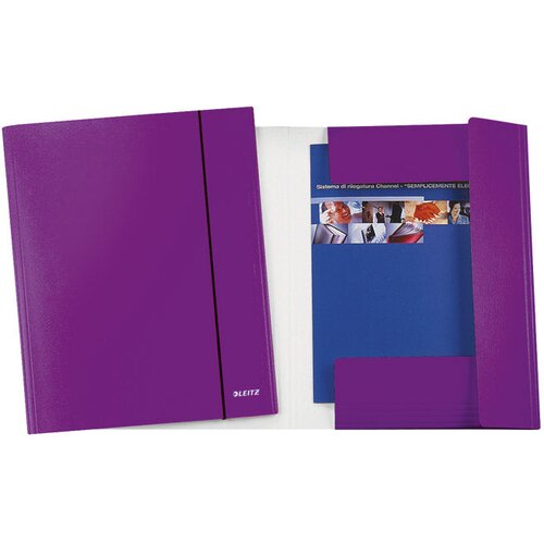  FASCIKL KLAPA S GUMICOM KARTON A4 WOW LEITZ 39830062 METALIK LJUBIČASTI Cijene