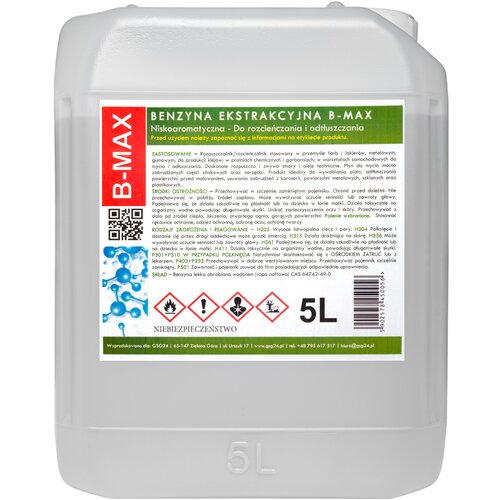 GSG24 ekstrakcijski bencin brez vonja b-max 5L, (21389163) Slike