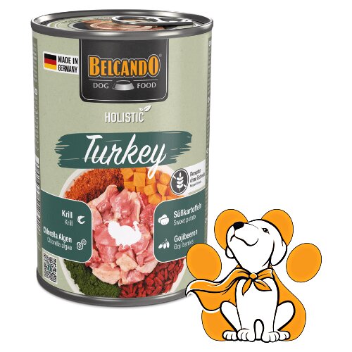 Belcando Holistic Turkey 400g, Vlažna Hrana Od Najfinijeg Mesa Ćuretine Cene