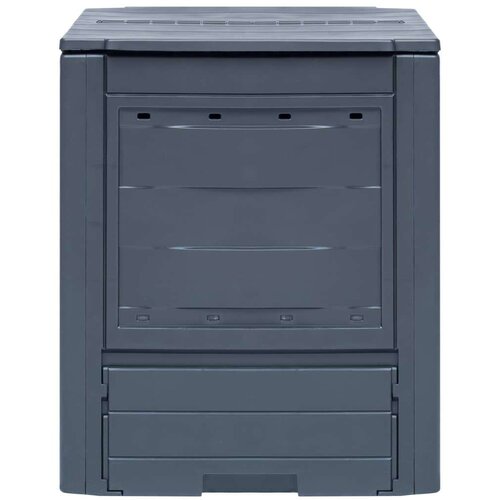  Vrtni kompostnik 3 kosi sive barve 60x60x73 cm 780 L Slike