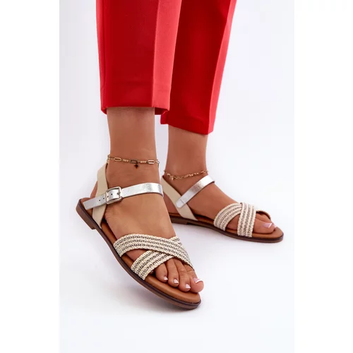 Kesi Women's flat sandals S.Barski beige