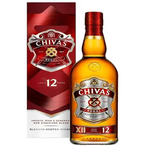 Chivas Regal škotski whisky 12 let + GB 1 l