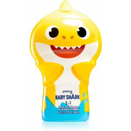 Pinkfong Baby Shark 2in1 gel za prhanje 400 ml za otroke