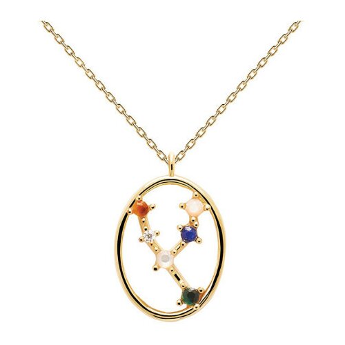  Ženska pd paola zlatna ogrlica taurus - bik sa pozlatom 18k ( co01-345-u ) Cene