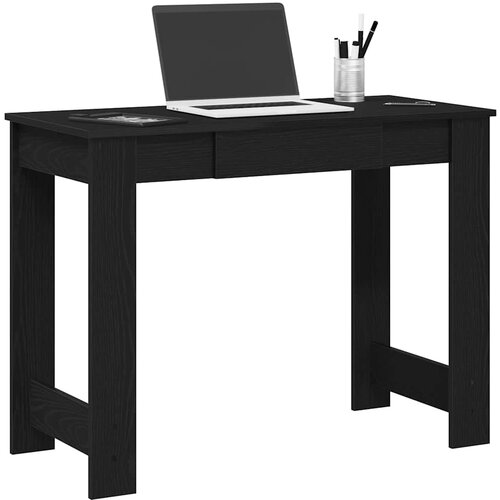  Radni stol crni 100x45x75 cm od konstruiranog drva Cene