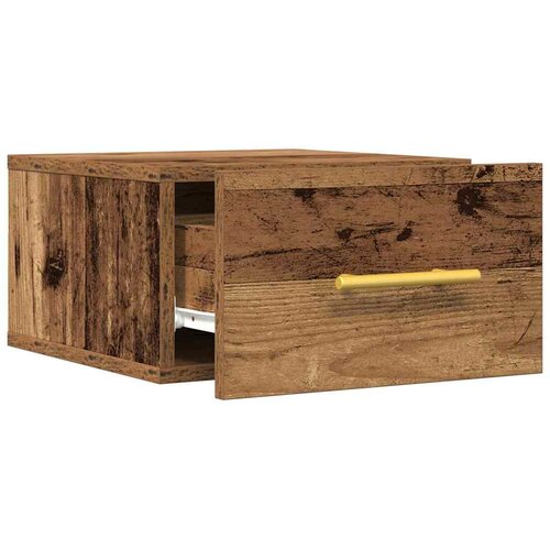  Noćni ormar 2 pcs Staro drvo 35 x 35 x 20 cm Konstruirano drvo Slike