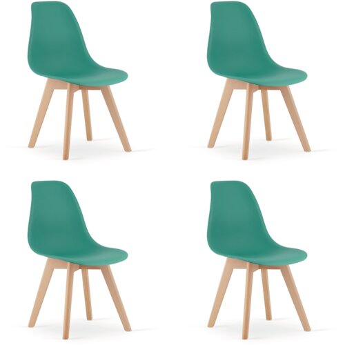  KITO stolica zelena / prirodne noge x 4 Cijene