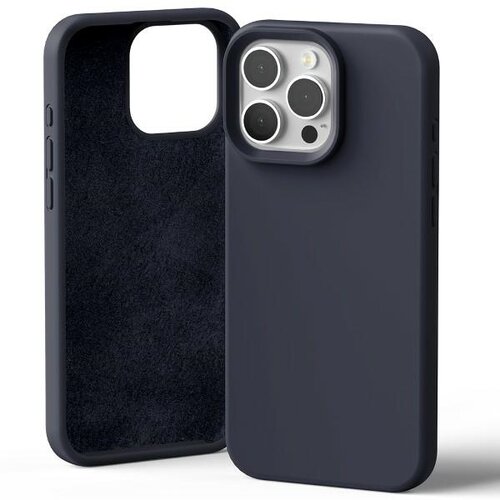 Mercury SILIKONSKI OVITEK OVITEK ZA IPHONE 16 PRO MAX 6.9'' MORNO MODRA, (21972281) Cene