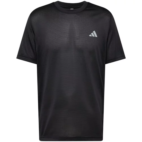 Adidas Funkcionalna majica 'ADIZERO' črna / bela