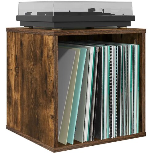  Kutija za vinilne albume Dimljeni hrast 37 x 36 5 x 38 cm - Dimljeni hrast 1 Cene