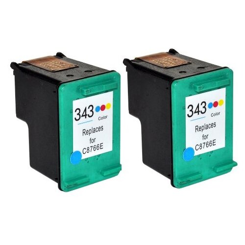 HP Komplet kartuš za C8766EE nr.343 (barvna), dvojno pakiranje, kompatibilen Cene