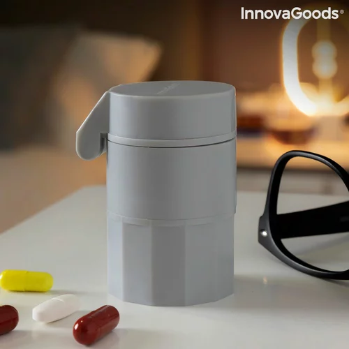 InnovaGoods Kutija za pilule s rezačem i drobilicom 5 u 1 Fivlok