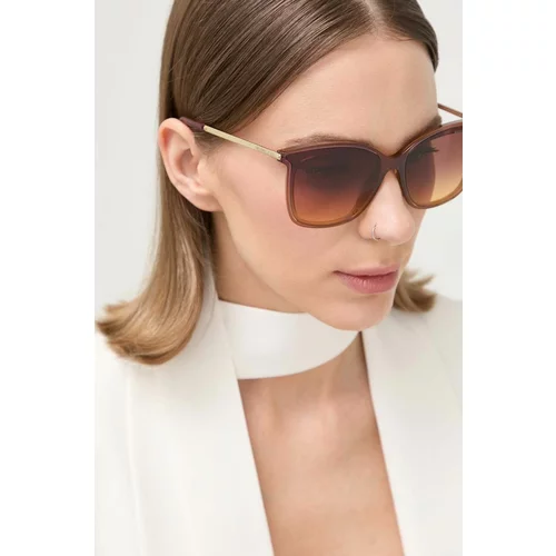 Michael Kors Sončna očala ženski, rjava barva