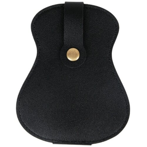 INF Torbica za trzalice za kitaro - etui za trzalice iz PU usnja z veliko prostornino Black, (21686031) Cene