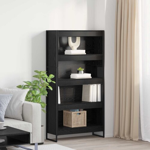  za knjige 2 pcs Crni hrast 80 x 30 x 155 cm Slike