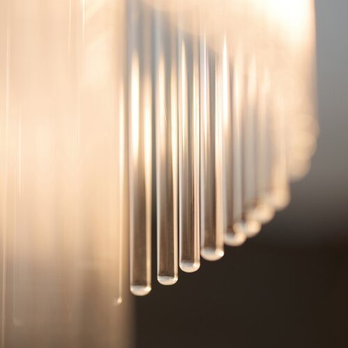 Endon 119492 - plafonski luster marietta 1xE27/10W/230V mesing/transparentno Slike