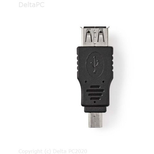 Nedis USB 2.0 Adapter USB Mini 5-Pin m - USB A Z Crni Cijene