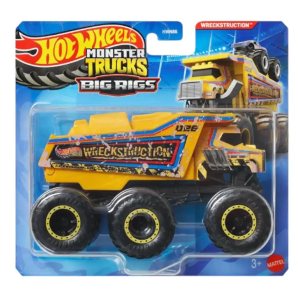 Mattel Hot Wheels Monster Trucks: Wreckstruction vučni autić sa &scaron;est kotača 1/64 - Cijene