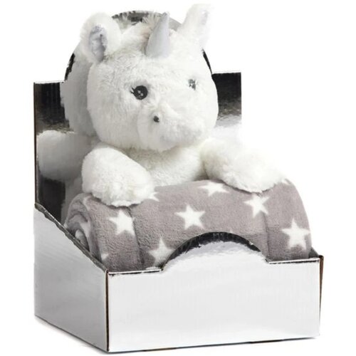 Bbo set plišana igračka + ćebence Unicorn Cene