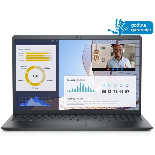 Dell laptop Vostro 3535 15.6 inch FHD 120Hz AMD Ryzen 7 7730U 16GB 512GB SSD Slike