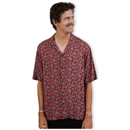 Brava Fabrics Srajce z dolgimi rokavi Lobster Aloha Shirt - Red Modra