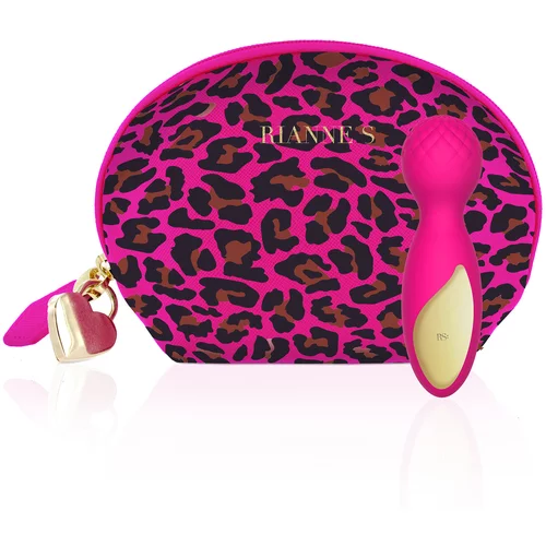 RIANNE S essentials lovely leopard mini wand pink