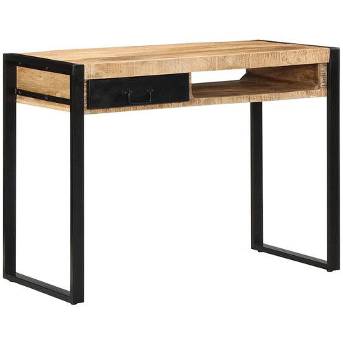 VidaXL pisalna miza 100x50x75 cm masivni neobdelan les mango Slike