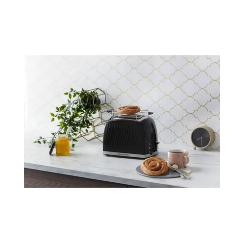 Russell Hobbs toaster Honeycomb Black 2 Slice 26061-56