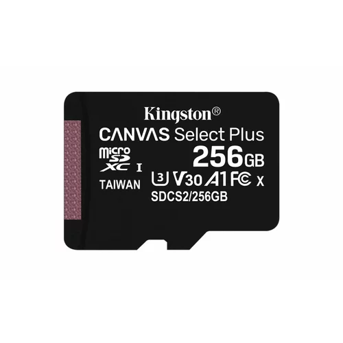 Kingston kartica 256GB microSDXC UHS-3 V30 + SD Adapter