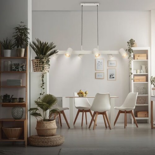 BRILONER 4058064 - Luster na sajli ERA 6xGU10/10W/230V krem boje Slike