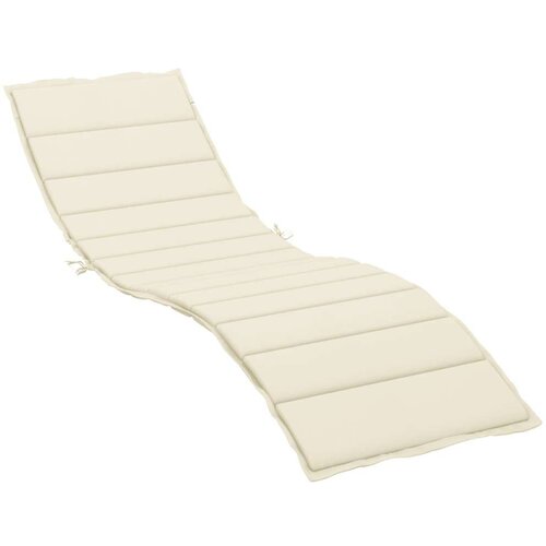vidaXL jastuk za ležaljku za sunčanje krem 200 x 70 x 3 cm od tkanine Cijene