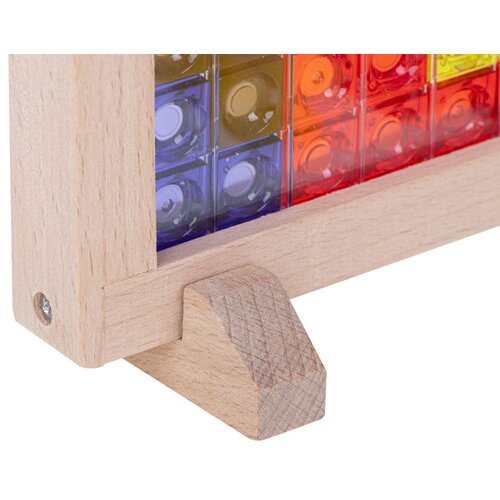 Montessori vertikalni tetris u drvenom okviru Slike
