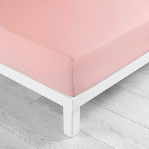 Douceur d intérieur Rožnata napenjalna rjuha iz jerseyja 160x200 cm Jersy – Cene