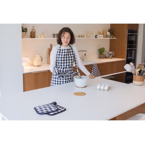Tiseco Home Studio Bombažen predpasnik Gingham &amp;ndash; Slike